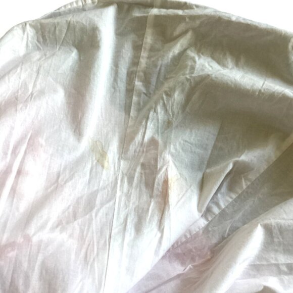 Coldwater Creek Linen Sleeveless Fit & Flare Midi Dress Red & White S/M/6 156R - Picture 7 of 10